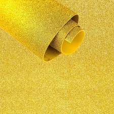 Plancha de Eva Glitter color dorada | Office Digital
